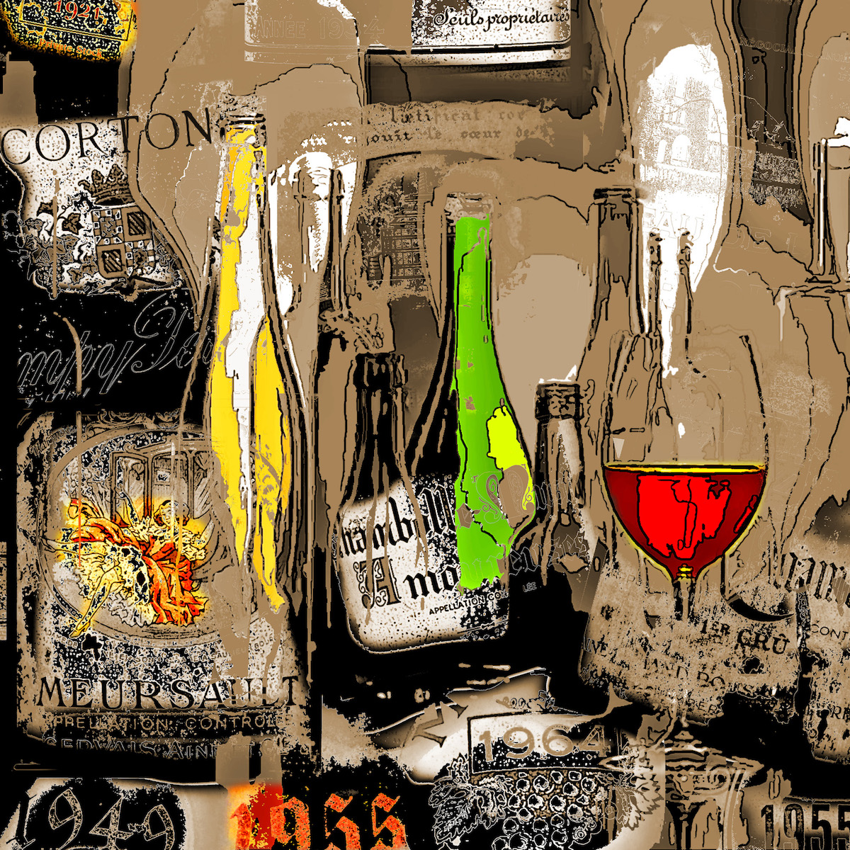 Bouteilles Meursault Corton